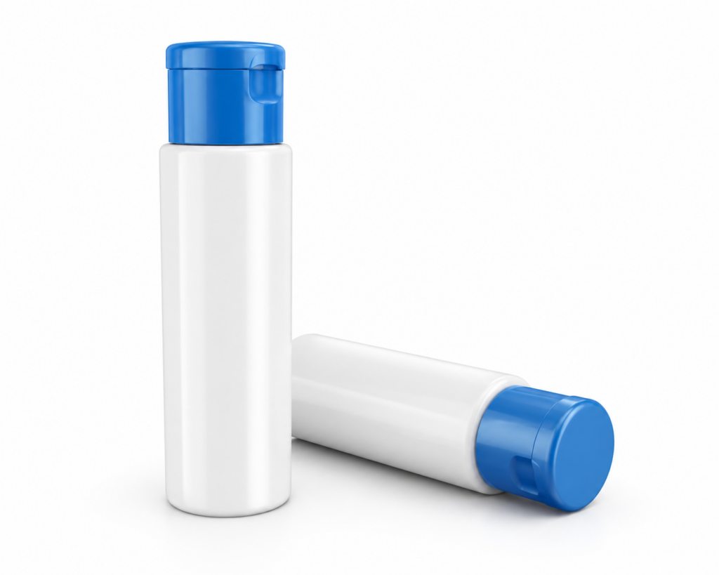  PET round bottle white